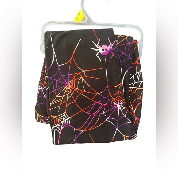 No Boundaries Spiderweb Ankle-Length Halloween Leggings L (11-13) Juniors - Picture 2 of 2